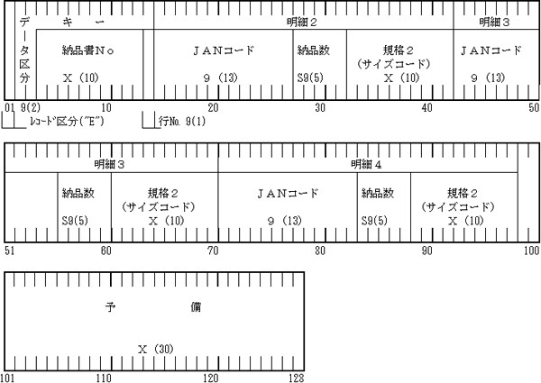 (c) 納品データ・明細オプションレコード